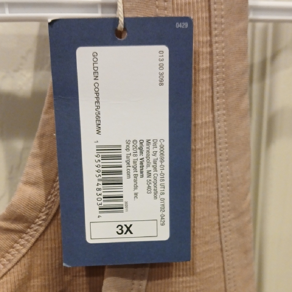 Universal Thread Light Brown Tank Top - Picture 2 of 4
